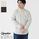 【20%OFF!SUMMERセール対象商品】GYMPHLEX(ジムフレックス) バンドカラー長袖シャツ SOLID MEN(GY-B0245BIT)