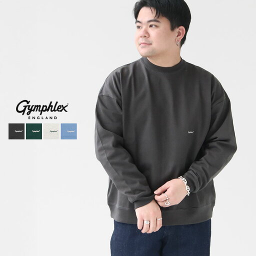 GYMPHLEX(ジムフレックス) クルーネック長袖Tシャツ メンズ(GY-C0102HWJ) GYMPHLEX(ジムフレックス) クルーネック長袖Tシャツ メンズ(GY-C0102HWJ)