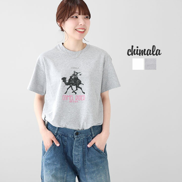 乐天商城 - chimala チマラ｜CAMEL RIDER Tシャツ CS41-K002CML(K002CML)※簡易包装で1枚のみメール便配送可能です。