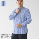 インディビジュアライズドシャツ ビジネスシャツ メンズ INDIVIDUALIZED SHIRTS(インディビジュアライズド) ストライプボタンダウンシャツ(IS200008000)