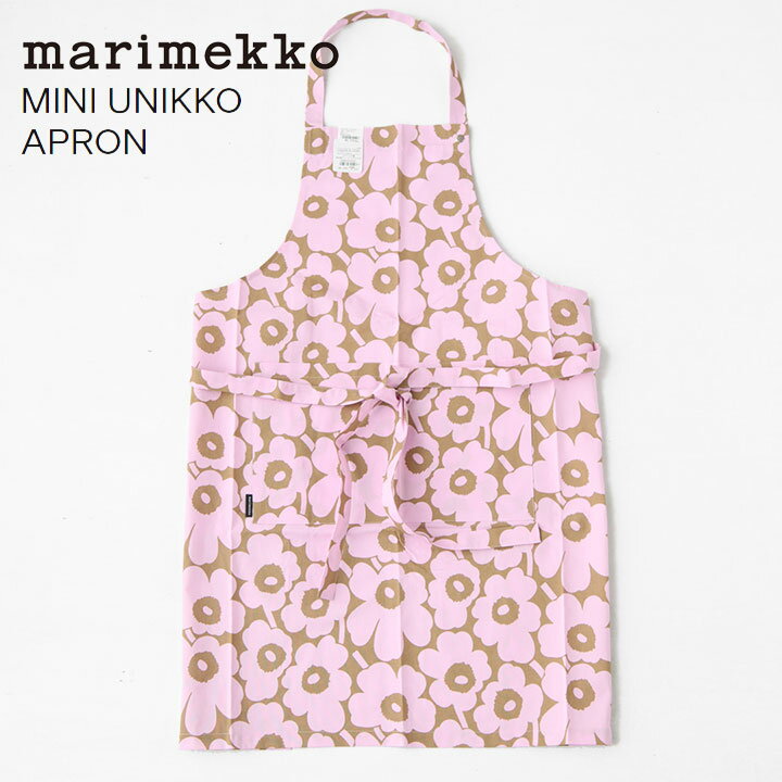 marimekko(マリメッコ) Mini Unikko エプロン(52239-72325)※簡易包装で1枚のみネコポス配送可能です。マリメッコ正規取扱店