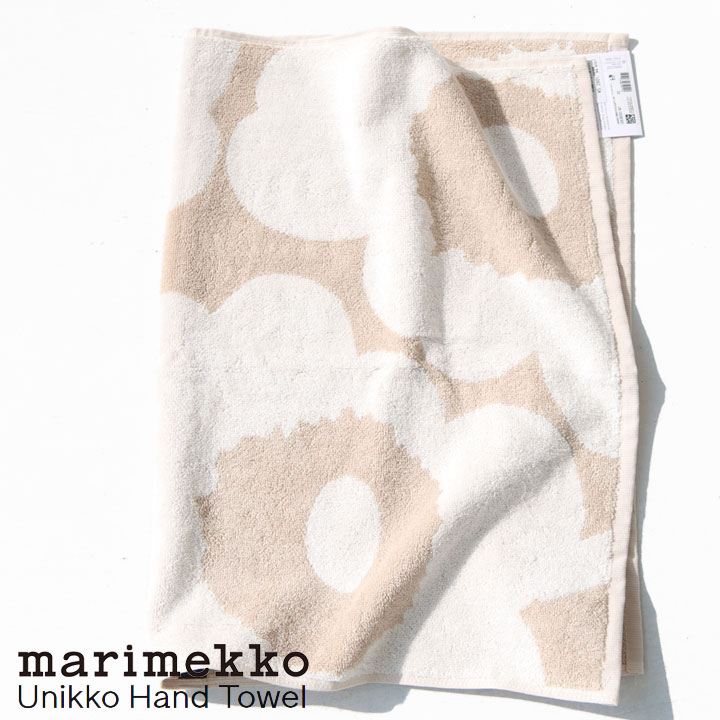 マリメッコ フェイスタオル marimekko(マリメッコ) Unikko ハンドタオル(52219-71200)※簡易包装で1点のみネコポス配送可能です。マリメッコ正規取扱店