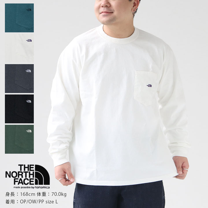 【正規取扱店】THE NORTH FACE PURPLE LABEL(ザ ノースフェイス パープルレーベル) 7oz L/S ポケットTシャツ(NT3365N)※簡易包装で1点のみネコポス配送可能です。