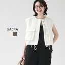 【36%OFF!FINALセール対象商品】SACRA(サクラ) CO/PE タンブラーフィニッシュ ジレ(125108061)