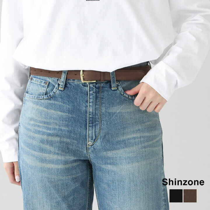 【12/4(木)20:00からP10倍】SHINZONE シンゾーン｜スエード PLUMP ベルト 25AMSIT04