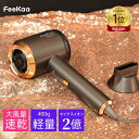 楽天1位【母の日 早割 COUPONで6,980円!!】ドライヤー ヘアドライヤー 大風量 速乾 2億高濃度 マイナスイオン イオン 軽量 400g 低温 髪質...