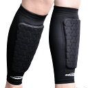 COOLOMG サッカー用すねガードカバー (緩衝フォーム付き)ラグビー用ふくらはぎプロテクター 通気性レッグプロテクター(大人・子供兼用)抗菌・通気性に優れた...