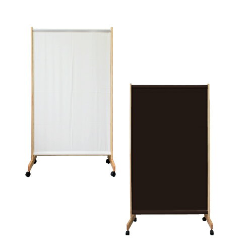 パーテーション キャスター付き 自立 間仕切り 高さ150cm/180cm 1連 幅60cm お客様組立 ファブリックパ..