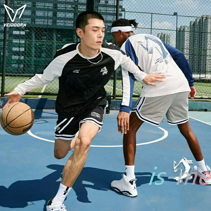 VEIDOORN バスケ ロンT 長袖Tシャツ メンズレディースジュニア バスケットボール 練習着 部活 大きいサイズ スポーツウェア マルチスポーツ
