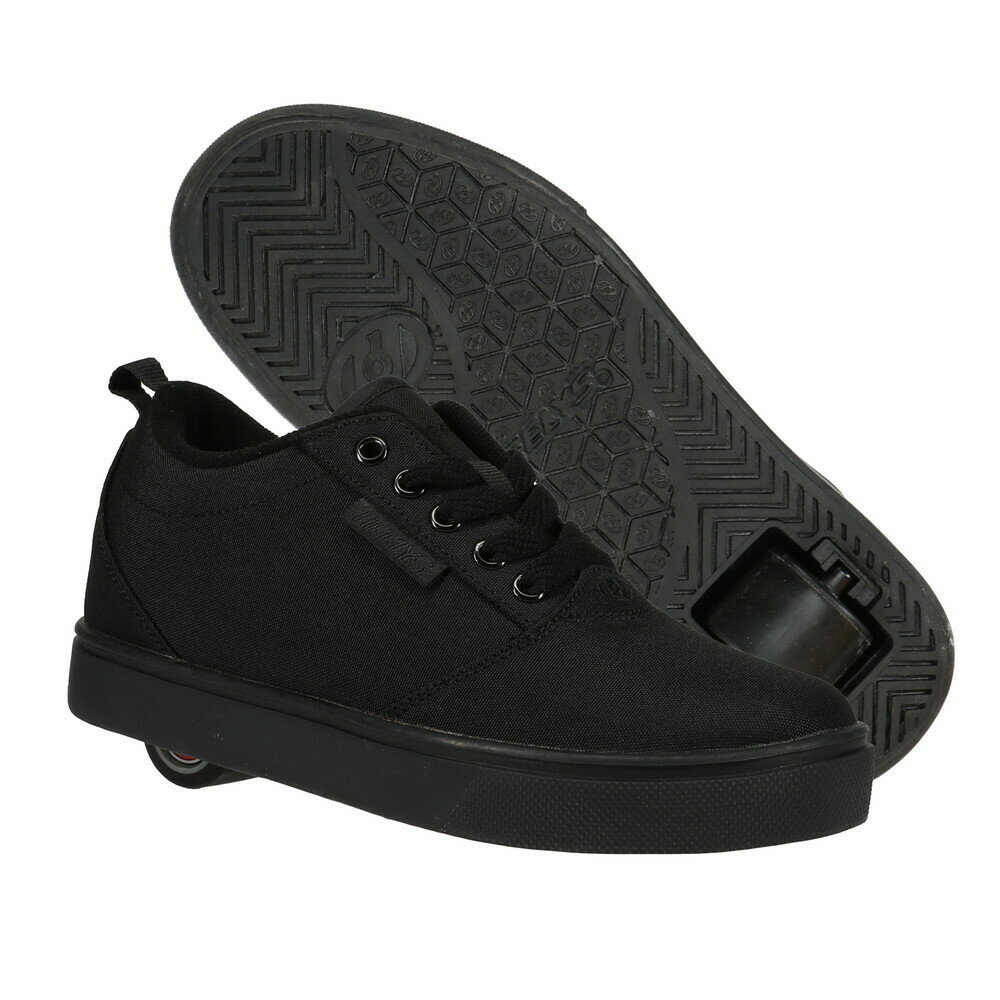 Heelys ヒーリーズ 子供 ジュニア キッズローラーシューズ 1WHEELタイプ PRO 20-BLACK CANVAS HES10430