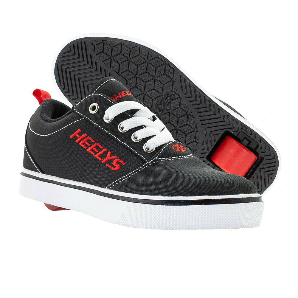 【SALE】Heelys ヒーリーズ 子供 ジュニア キッズローラーシューズ 1WHEELタイプ PRO 20-BLACK/WHITE/RED HE100757