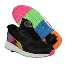 ySALEzHeelys q[[Y q WjA LbY[[V[Y 1WHEEL^Cv FORCE-BLACK/RAINBOW SMOOTH PU HE101271