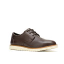 【HushPuppies 2025年春夏モデル】 HushPuppies ハッシュパピー メンズ 靴 シューズ スニーカー JENSON OXFORD SHOE DARK BROWN LEATHER HPM10608(4)