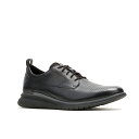 【HushPuppies 2025年春夏モデル】 HushPuppies ハッシュパピー メンズ 靴 シューズ スニーカー ADVANCE PERF LACEUP BOLD BLACK LEATHER HPM10706(4)