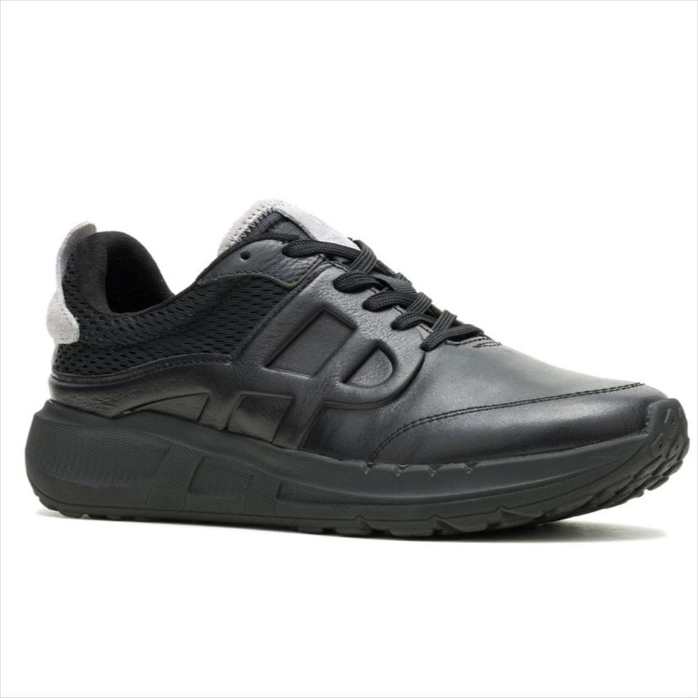 樂天商城 - 【HushPuppies 2026年春夏モデル】HushPuppies ハッシュパピー メンズ 靴 シューズ スニーカー SEVENTY8 LTHR RUNNER/BOLD BLACK LEATHER HPM10936
