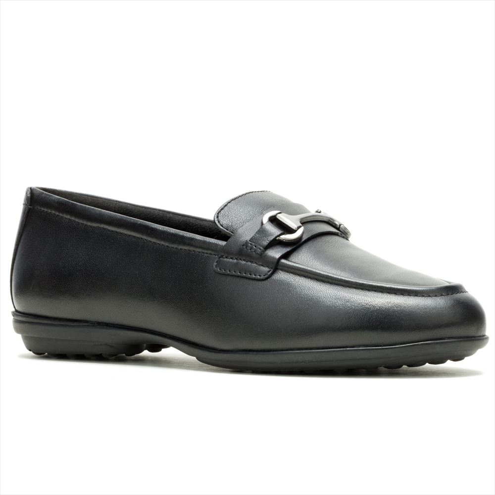 樂天商城 - 【HushPuppies 2026年春夏モデル】HushPuppies ハッシュパピー レディース ALICE BIT LOAFER/BOLD BLACK LEATHER HPW11275