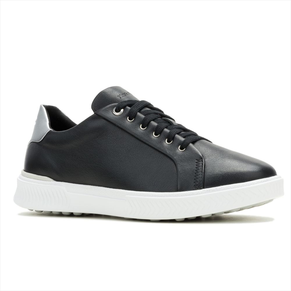 樂天商城 - 【HushPuppies 2026年春夏モデル】HushPuppies ハッシュパピー レディース 靴 シューズ スニーカー MAE LACE-UP / SHOE BOLD BLACK LEATHER HPW11242