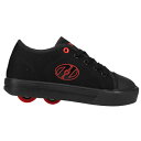 【在庫処分超特価】Heelys ヒーリーズ 子供 ジュニア キッズローラーシューズ CLASSIC X2 BLK RED HE100969