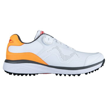 MBT エムビーティー ゴルフシューズ ダイヤル式 スパイクレス アフターゴルフ メンズ グリップ MBTGOLF RGC KOMEI DIAL WHTORG 21017W-RGC KOMEIDIAL