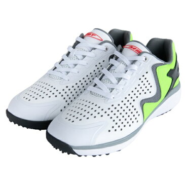 MBT エムビーティー ゴルフシューズ スパイクレス アフターゴルフ メンズ グリップ MBTGOLF RGC KOMEI MESH WHTLIME 21229W-RGC KOMEIMESH