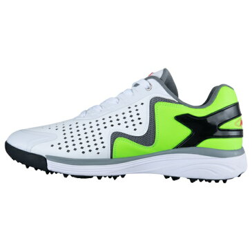 MBT エムビーティー ゴルフシューズ スパイクレス アフターゴルフ メンズ グリップ MBTGOLF RGC KOMEI MESH WHTLIME 21229W-RGC KOMEIMESH