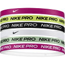 【SALE】NIKE ナイキ スポーツアクセサリー プリンテッドヘッドバンド6本パック BN2072-613 ファイアーベリー/ライトレモンツイスト/ホワイト