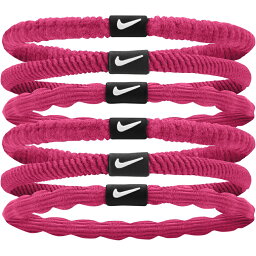 NIKE ナイキ スポーツアクセサリー フレックスヘアタイ6PK ヴィヴィドピンク/ヴィヴィドピンク/ホワイト BN2085-622