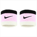 NIKE ナイキ スポーツアクセサリー スウッシュ リストバンド 2個入り BN2095-641 ピンクフォーム/ココナッツミルク/ホワイト
