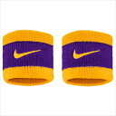 【GWセール】NIKE ナイキ スポーツアクセサリー スウッシュ リストバンド 2個入り BN2095-730 ユニバーシティゴールド/コートパープル
