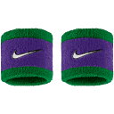 NIKE ナイキ スポーツアクセサリー スウッシュ クラシック リストバンド 2個入り BN3000-306 クローバー/フィアースパープル/ホワイト