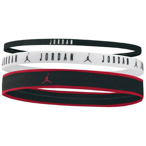 バスケットアクセサリー JORDAN ジョーダン スポーツアクセサリー ヘアバンド エラスティックミックスワイズヘッドバンド3本パック ブラックホワイト JD2011-036