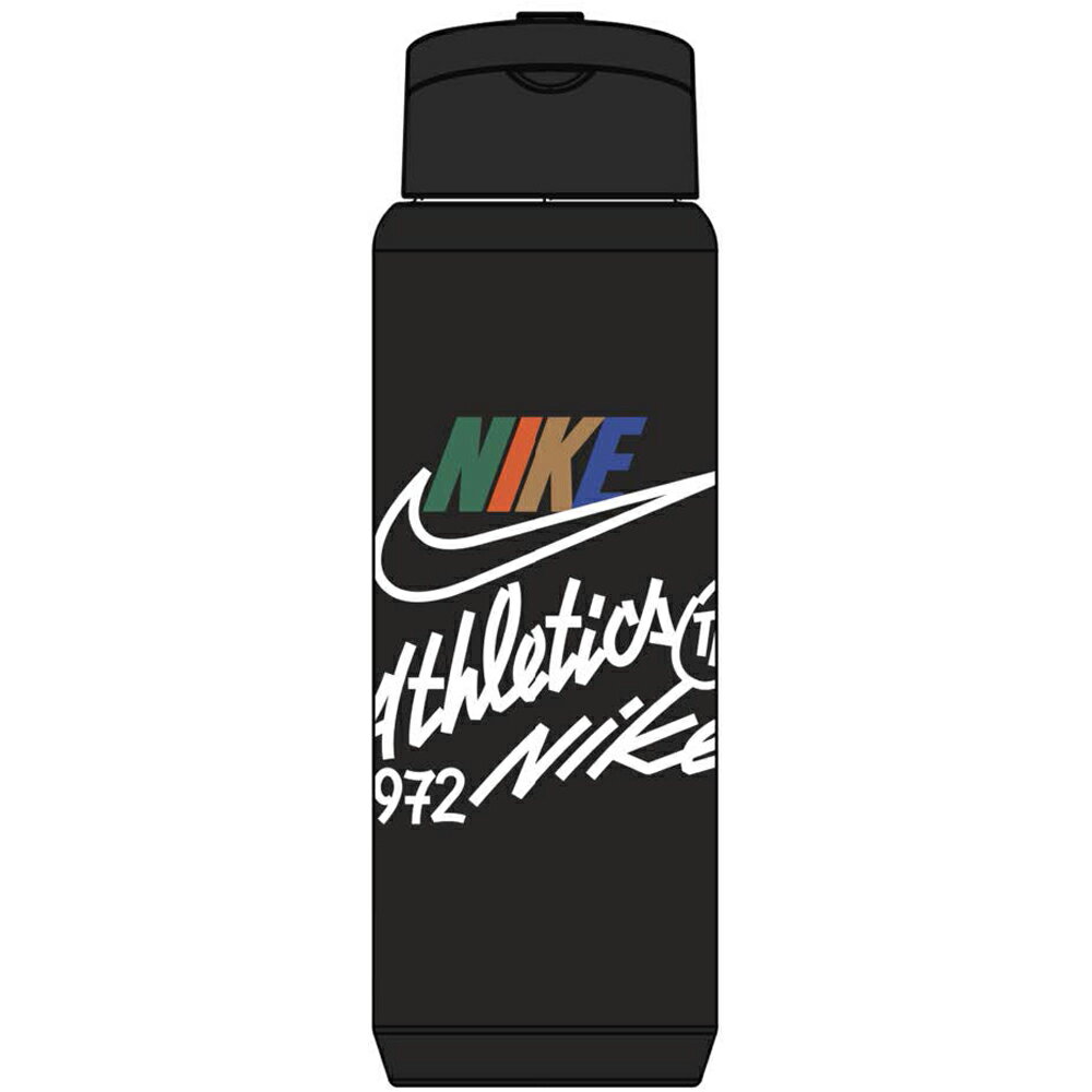 NIKE ナイキ スポーツボトル TR リニューリチャージストローボトル 24oz グラフィック ブラック/ブラック/マラカイト HY4014-088