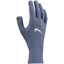 NIKE ナイキ ランニング用品 DRI-FIT ライトウェイト ニット ランニンググローブ RN4004-493 ワールドインディゴ/ゴースト(4)