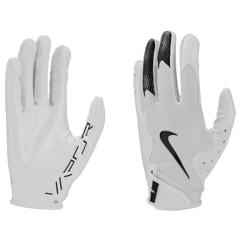 【GWセール】NIKE ナイキ アメフトグローブ アメリカンフットボール ベイパージェット8.0 FG ホワイト/ホワイト/ホワイト/ブラック FB0003-132