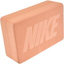 【GWセール】NIKE ナイキ ヨガ用品 ヨガブロック YG6007-808 アプリコットアゲイト/アプリコットアゲイト