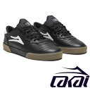 LAKAI ラカイ CAMBRIDGE BLACK/GUM LEATHER ケンブリッジ レザー スニーカー シューズ 靴 25.5 26 26.5 27.0 FOOTWEAR スケシュー スケボー SKATE スケートボー ブラック 男性 メンズ