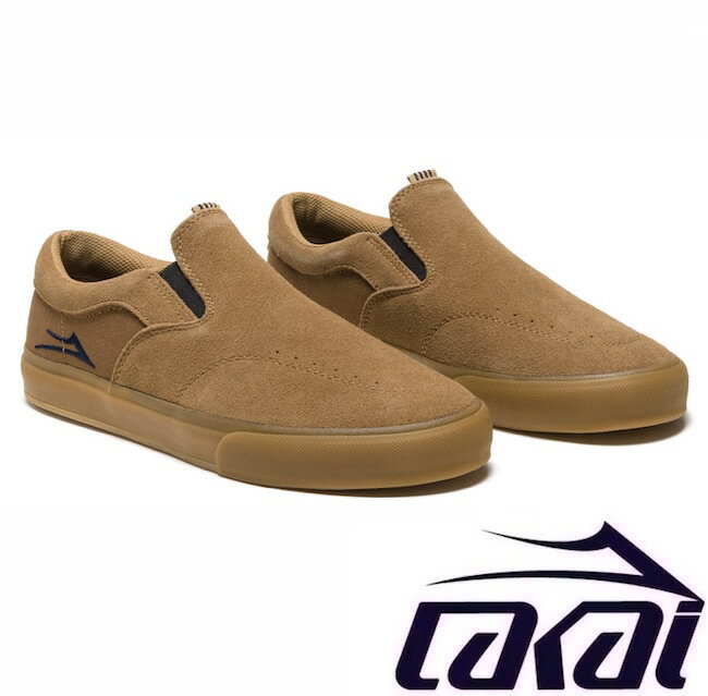 LAKAI ラカイ OWEN VLK WALNUT/GUM SUEDE オーウェン スニーカー シューズ 靴 25.0 25.5 26.0 26.5 スケシュー