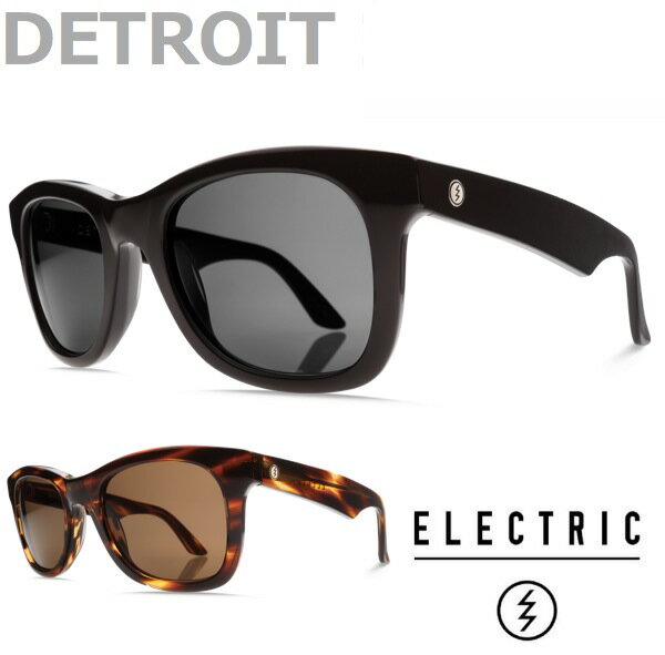 ELECTRIC エレクトリック サングラス グラサン メガネ アクセサリー 眼鏡 バンダナ 特典 プレゼント sunglasses スノーボード スケボー/DETROIT XL MATTE BLACK TORTOISE SHELL[MATTE GREY/ MATTE BRONZE]