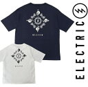 ELECTRIC エレクトリック BANDANA BIG SHILHOUETTE SS TEE Tシャツ [NAVY/WHITE]