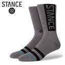 STANCE X^X OG nC\bNX C socks sox Ci[ XP{[ XP[g SKATE Xg[g AEghA [GRAPHITE]