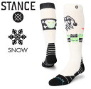 STANCE スタンス JESTER TEETH ソックス 靴下 socks sox INFIKNIT インフィニット スノーボード スキー 雪山 冬 寒さ対策 防寒 パフォーマンス オールラウンド [OFF WHITE]