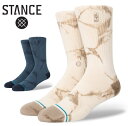 STANCE X^X NBA LOGOMAN DYE nC\bNX C socks sox [NATURAL, NAVY]