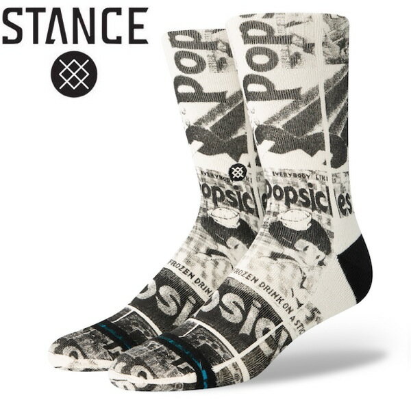 STANCE  POPSICLE CREW ϥå  socks sox ʡ ȥɥ [VINTAGE WHIT...