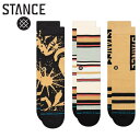 STANCE X^X DUNES 3 PACK 3pbN 3Zbg nC\bNX C socks sox Ci[ XP{[ XP[g Xg[g [BLACK BROWN]