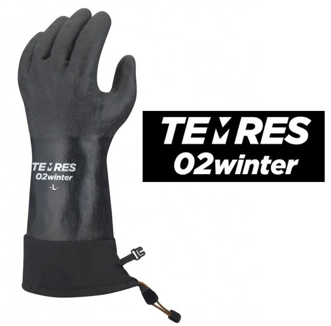 TEMRES テムレス TEMRES 02winter 20-21モデル 手袋 グローブ 防寒 作業 登山 雪山 スキー スノーボード ブラック