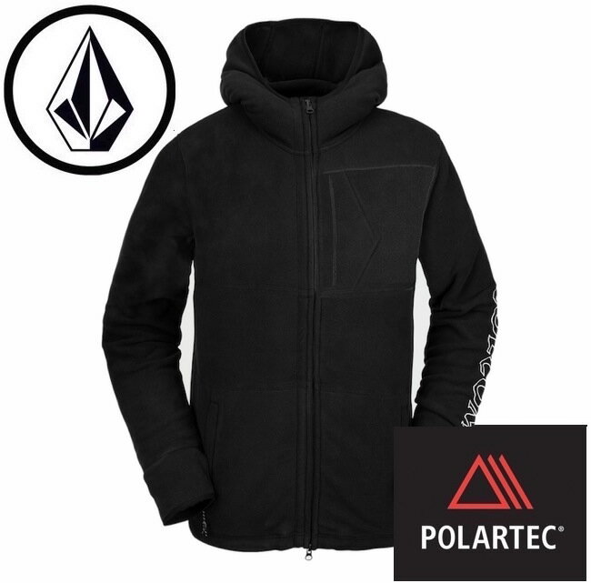 VOLCOM ܥ륳 Polartec Fleece ݡƥå ե꡼ ѡ å 쥤䡼 ɴ Ρܡ ܡ ݡ ȥɥ   [BLACK] 20-21