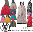 unfudge アンファッジ 23-24モデル PEEP JACKET PEEP BIB PANTS ウェアー 上下セット ウエアー ジャケット ビブパンツ バックカントリー