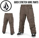 VOLCOM {R GUCH STRETCH GORE PANTS BROWN EGA[ pc M L Xm[{[h SNOW