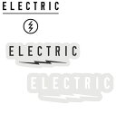 ELECTRIC エレクトリック UNDERVOLT CLEAR STICKER クリアステッカー シール アクセサリー 雑貨