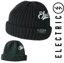 ELECTRIC エレクトリック SCRIPT KNIT BEANIE ビーニー ニット帽 アクセサリー スノーボード